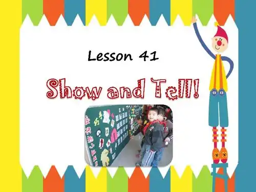 unit7enjoyyourhobbylesson41showandtell