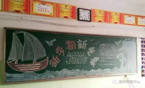 校园动态校团委开展新学期新起点新希望主题黑板报评比活动