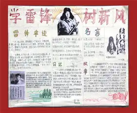 雷锋手抄报我来学雷锋