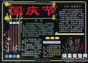 国庆节手抄报资料祝贺国庆65周年诗歌