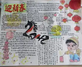春节手抄报迎接新春