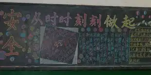 交通安全黑板报