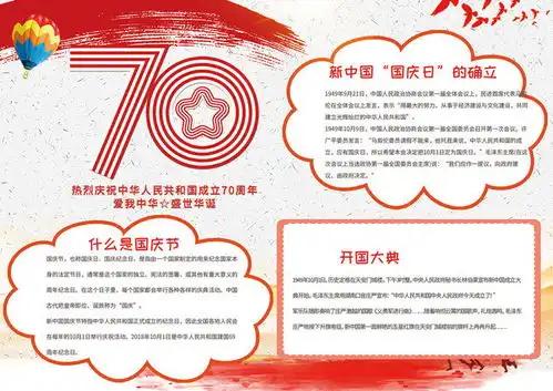国庆节手抄报设计图片下载