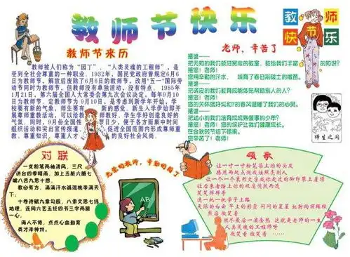 2020年庆祝教师节手抄报图片5张