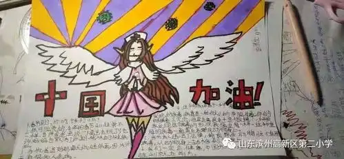 防疫自护高新区第二小学师生在行动系列之三小手拉大手,致敬最美逆行者