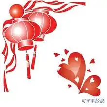 春节手抄报花边样式