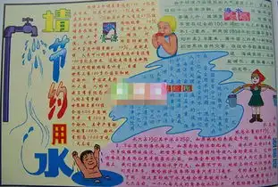 节约用水手抄报节水的好经验