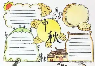 中秋精美手抄报,孩子一定用得着