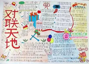 关于春节的对联手抄报好好学习天天进步
