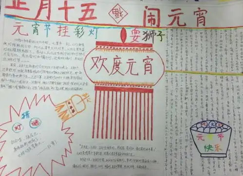欢度元宵手抄报图片资料