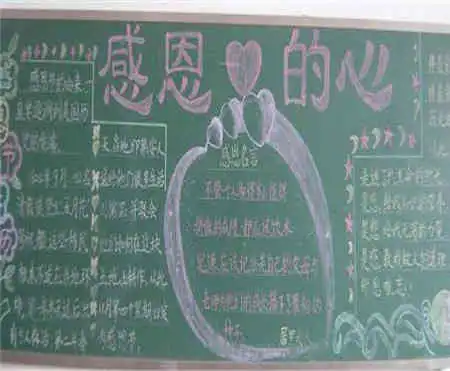 关于感恩的黑板报感恩节的小故事