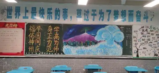 国庆献礼丨板报展才艺,共祝祖国好