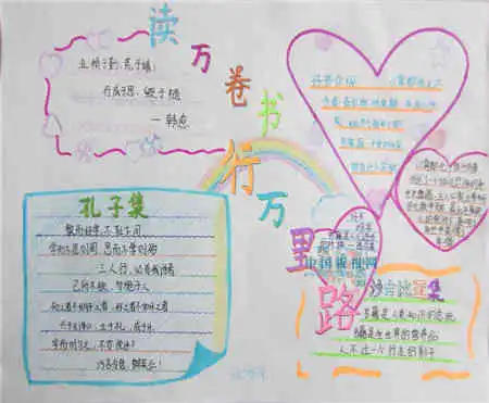 读书手抄报书籍的历史进程