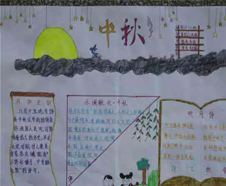 中秋节手抄报资料温馨的中秋节祝福语