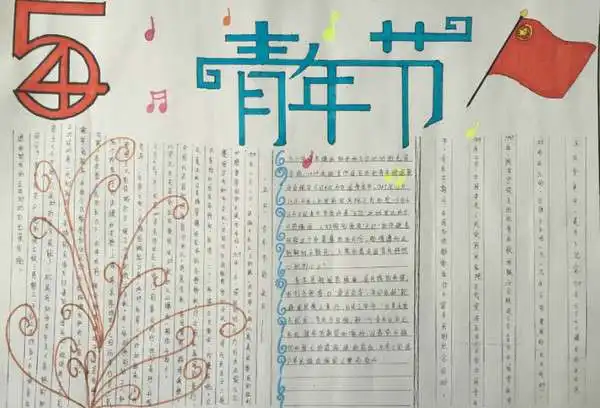 2018五四青年节手抄报图片大全了解五四精神