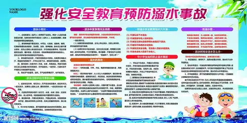 假期安全教育展板设计图