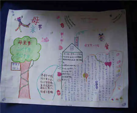 母亲节手抄报中元节