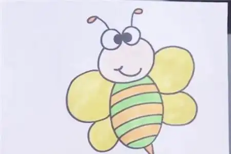 小蜜蜂简笔画