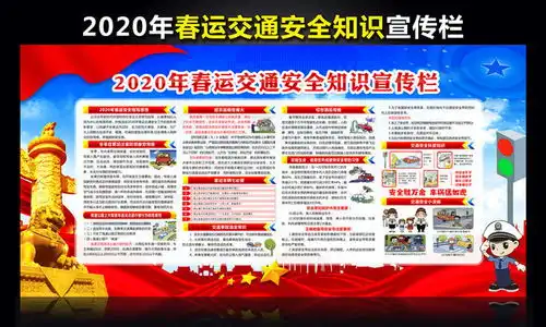 2020年春节交通安全知识板报