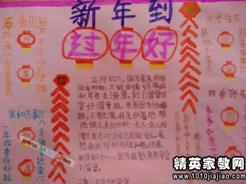 关于元旦黑板报内容