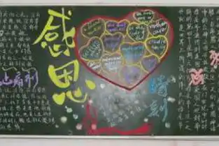 小学生母亲节黑板报世上只有妈妈好