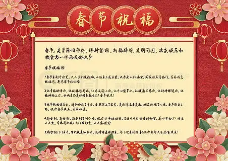 图片免费下载新年手抄报素材新年手抄报模板千图网