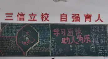 学雷锋助人为乐黑板报评比报道