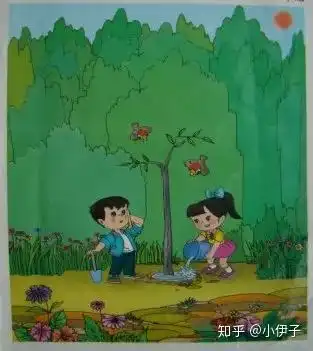 一年级看图写话快乐的植树节种树4篇范文练习有电子版