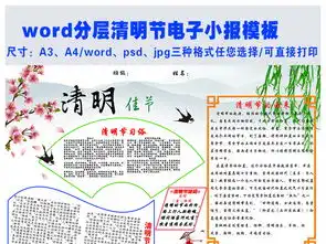水墨清明节手抄报word模板下载图片素材worddoc45.66mb清明节手抄报大全节日手抄报