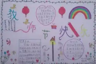 求教师节手抄报大全