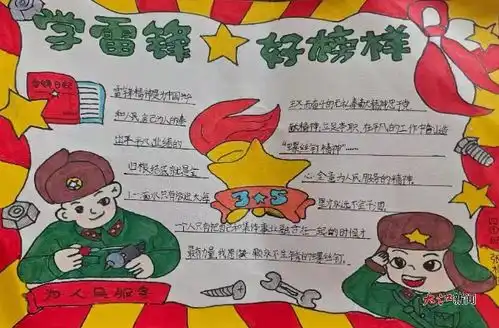 广信区第一小学举办传承雷锋精神手抄报评比活动图