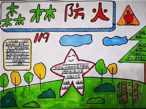 丹棱县仁美镇双桥小学关爱森林防范火灾