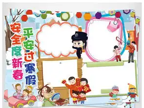 春节寒假安全小报饮食交通防火安全教育小报手抄报图片素材psd模板下载136.23mb假期安全手抄报大全安全健康手抄报
