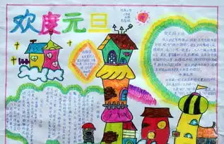 元旦手抄报设计图片