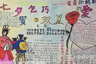 七夕节手抄报图片大全欣赏介绍