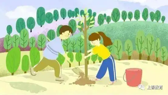 幼儿园植树节活动方案环创手工手抄报