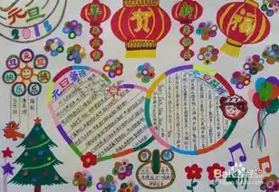元旦手抄报怎样制作