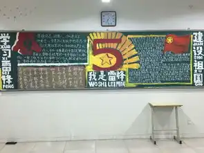 雷锋精神伴我成长之黑板报展