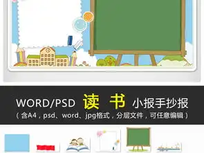 读书日小报电子手抄报图片素材psd模板下载39.19mb亲子共读手抄报大全读书手抄报