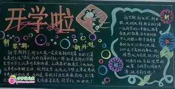 新学期黑板报排版