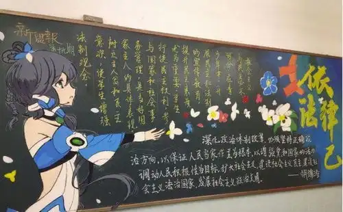 00后将黑板报玩出新花样,各种风格信手拈来,精美程度堪比宣传照