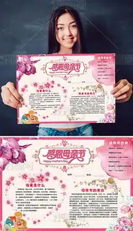 感恩有你母亲节手抄报亲子版面设计图片模板psd图下载母亲节妇女节手抄报大全编号16109734