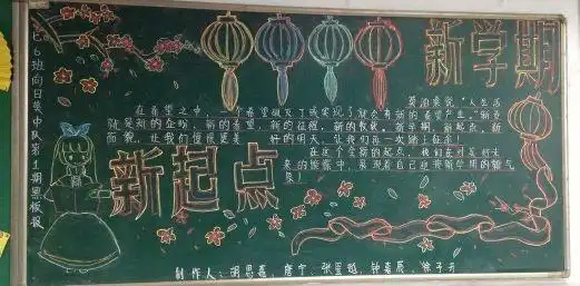 中学生的逆天黑板报,班主任赞不绝口,网友90后真的老了