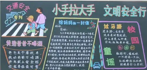 安全教育黑板报户外活动