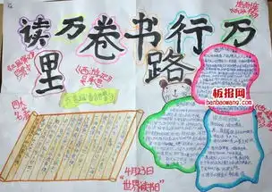 2014年世界读书日手抄报