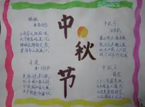 中秋节手抄报图片大全背景土黄色