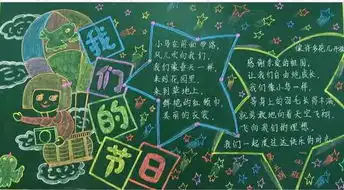 六一儿童节黑板报拼搏成长