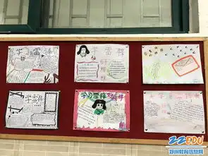 传承雷锋精神手抄报点亮郑州107中校园