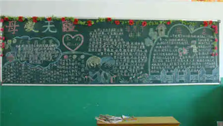 母亲节黑板报常回家看看
