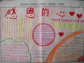 关于感恩节手抄报图片及素材